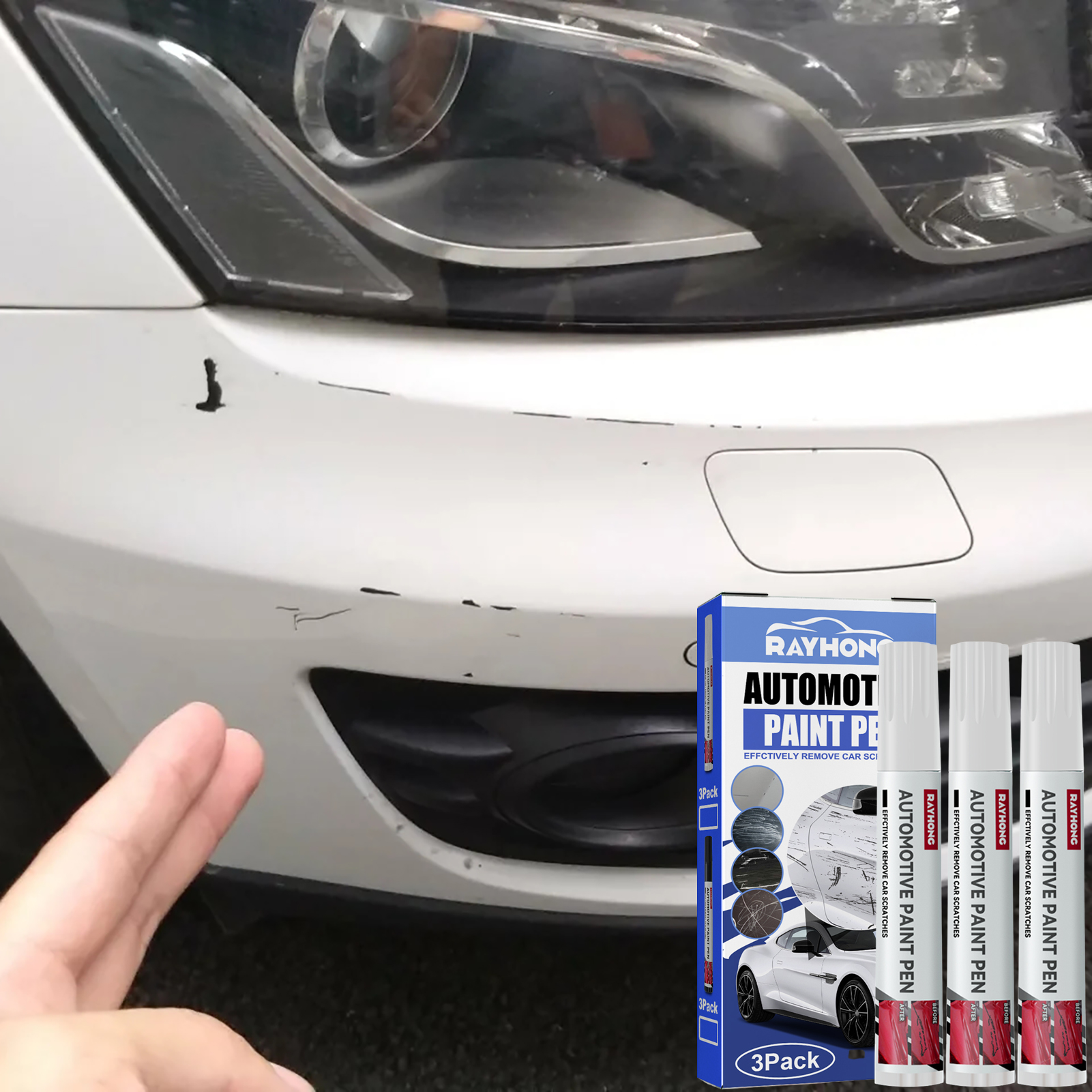 Touch Up Paint For Cars Scratch Removal Repair Pen Multiple Colors