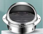 Stainless Steel Round Air Vent Duct Grill Extractor Fan