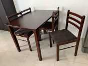 TAILEE 4 Seater Wooden Dining Set / DS-STARTER