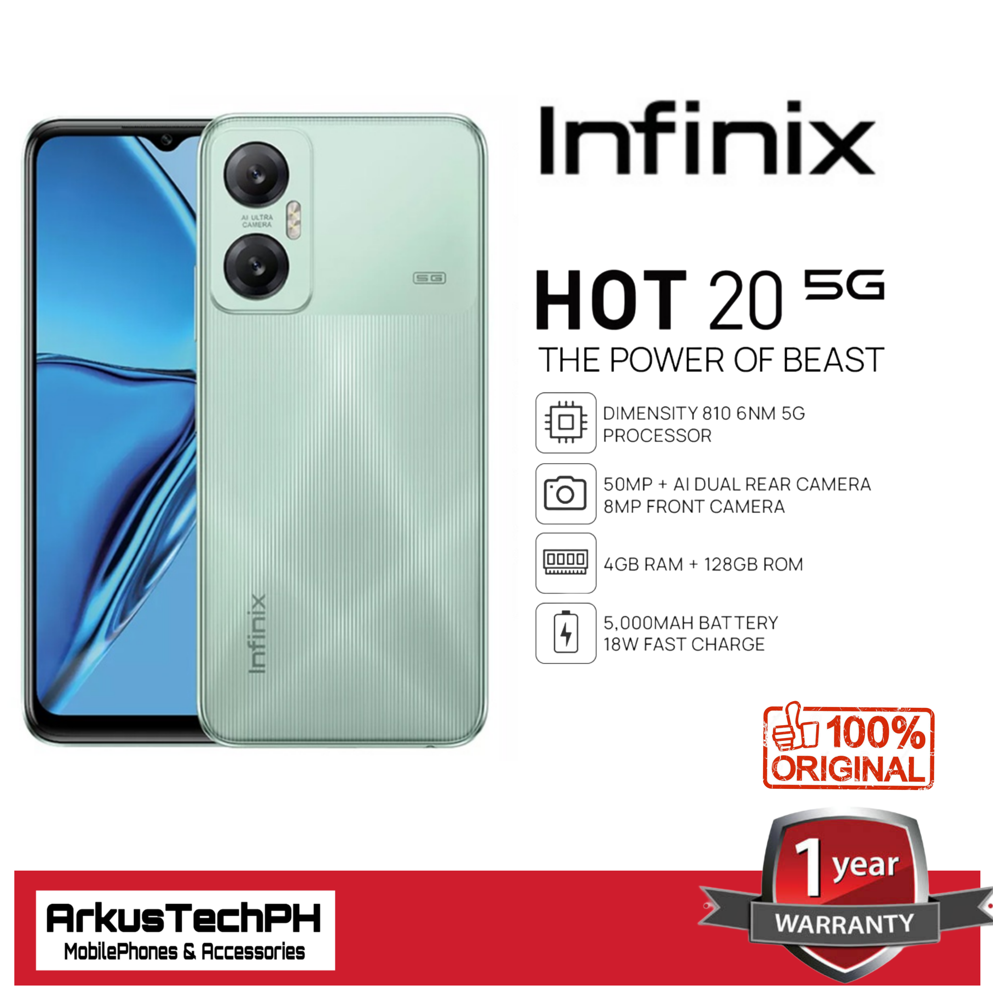 infinix hot 20 128gb price philippines