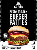 Premium Burger Patties 1lb 3pcs