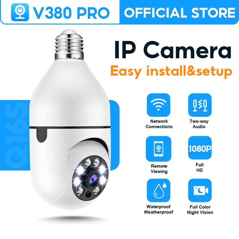 Light Bulb Camera V380s Camera Installation V380 Meco Wifi Led