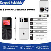 i15 Pro Dual Sim Flip Phone with 3G Capability