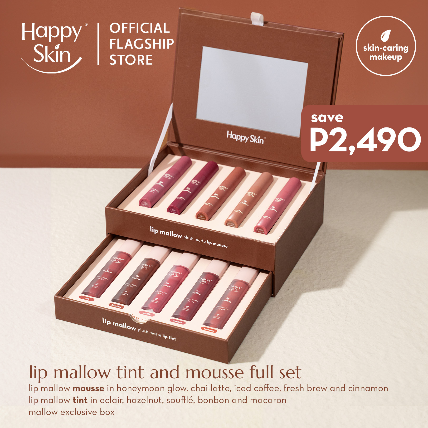 Discount on Happy Skin  shoes - SKU: Happy Skin Lip Mallow Tint and Mousse Full Set