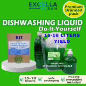 Premium DIY Dishwashing Liquid Kit - 15-16 Liters Yield