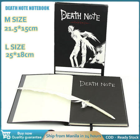 Death Notebook & Feather Pen - Anime Cosplay Diary Gift