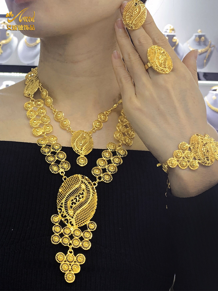 Pooja Hegde styled her Silver Lehanga with Diamond Jewelry