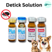 Detick Red 1cc 2cc For Dogs and Cats Anti Tick Flea Mite