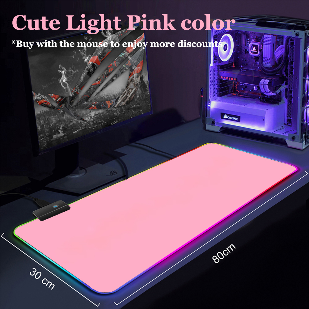 light pink mouse pad