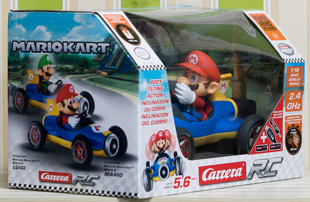 Go Kart Macchinina Telecomandata Super Mario Mach Carrera Rc