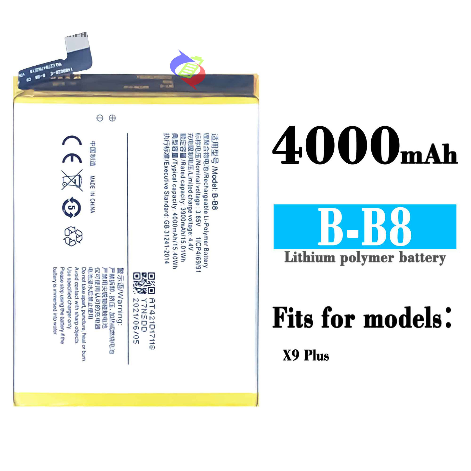 vivo 1606 battery 4000mah