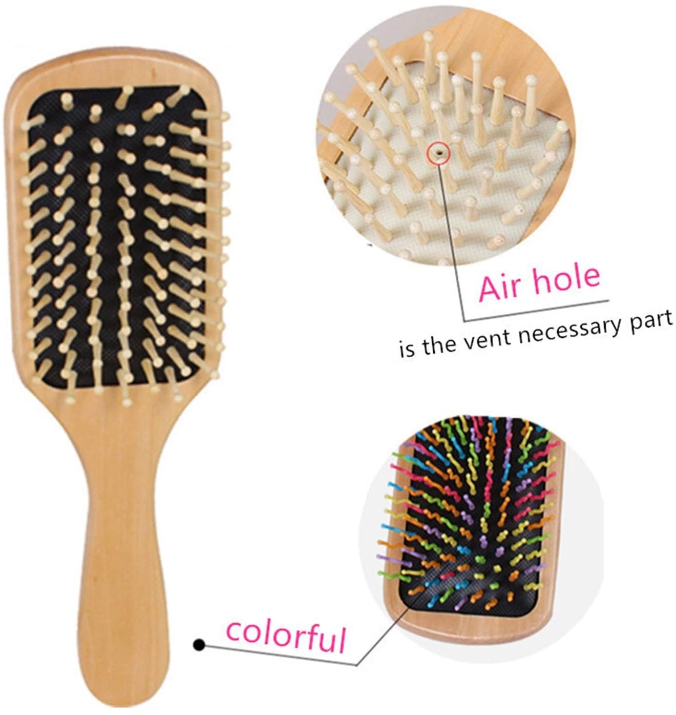 Best Seller Hair Wood Comb Anti-Static Cushion Hair Loss Massage Brush Hair  Brush Comb Shalp (1PCS) | Lazada PH