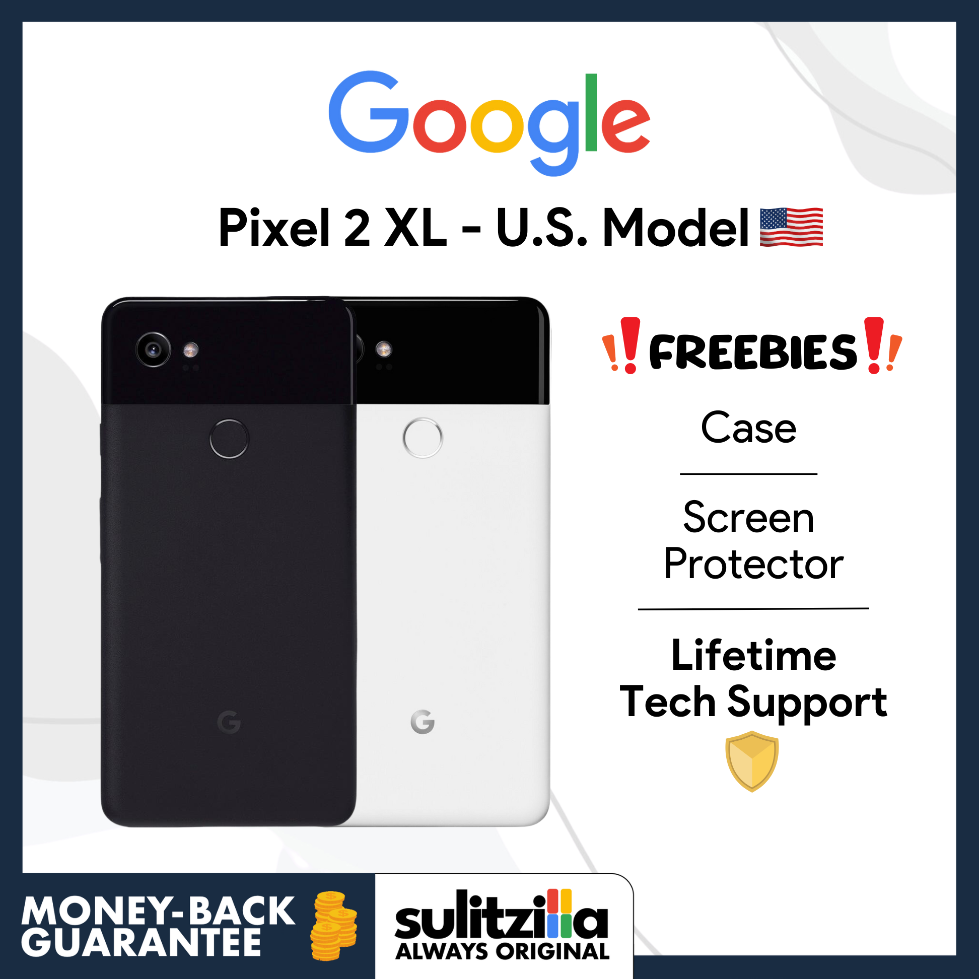 Pixel 2 XL - US Model - (64GB/128GB) - Warranty Included