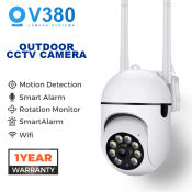 V380 Pro Outdoor Wifi Security Camera with Night Vision