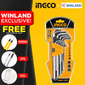 INGCO Hex Allen Wrench Key Hand Tool Set