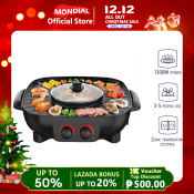 MONDIAL Electric Contact Grill and BBQ Pot
