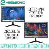 MEGASONIC 19" FHD Monitor 1440x900 5ms HDMI VGA