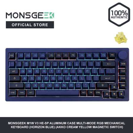 Monsgeek M1W V3 HE-SP Aluminum Case Multi-Mode Rgb Mechanical Keyboard