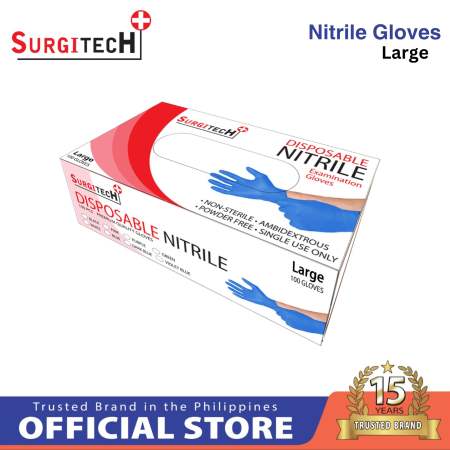 Surgitech Nitrile examination Gloves