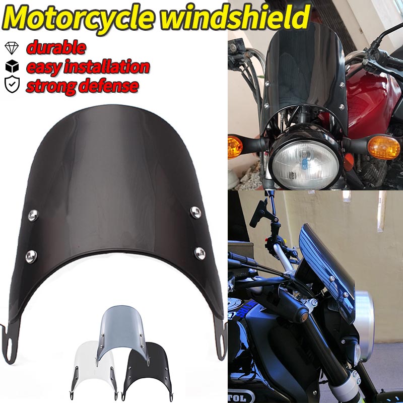KOPHENIX Parabrisas Moto Universal Motorcycle Windshield