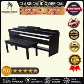 Classic Audio 88 keys digital grand piano with chair pedal Hammer keys free songbook With 1 year Warranty