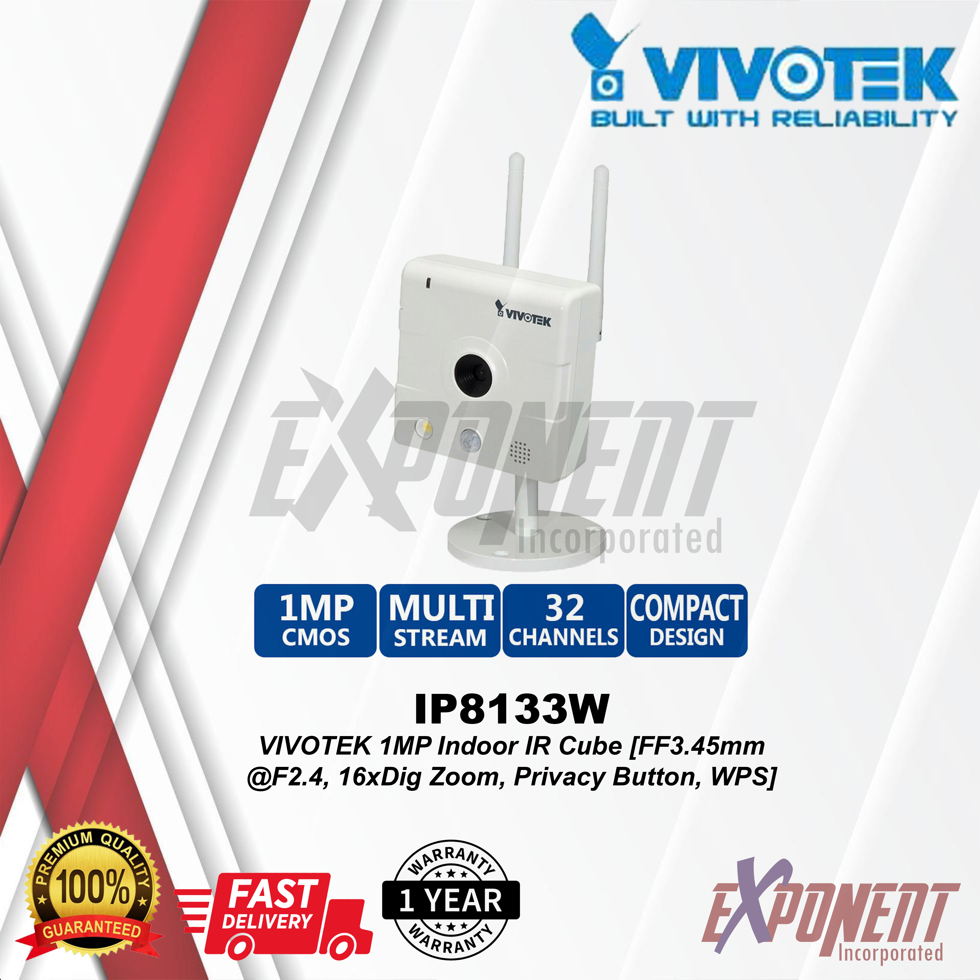 Vivotek ip8133w best sale