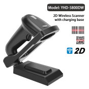 Wireless Barcode Scanner with Charging Base for Various Industries