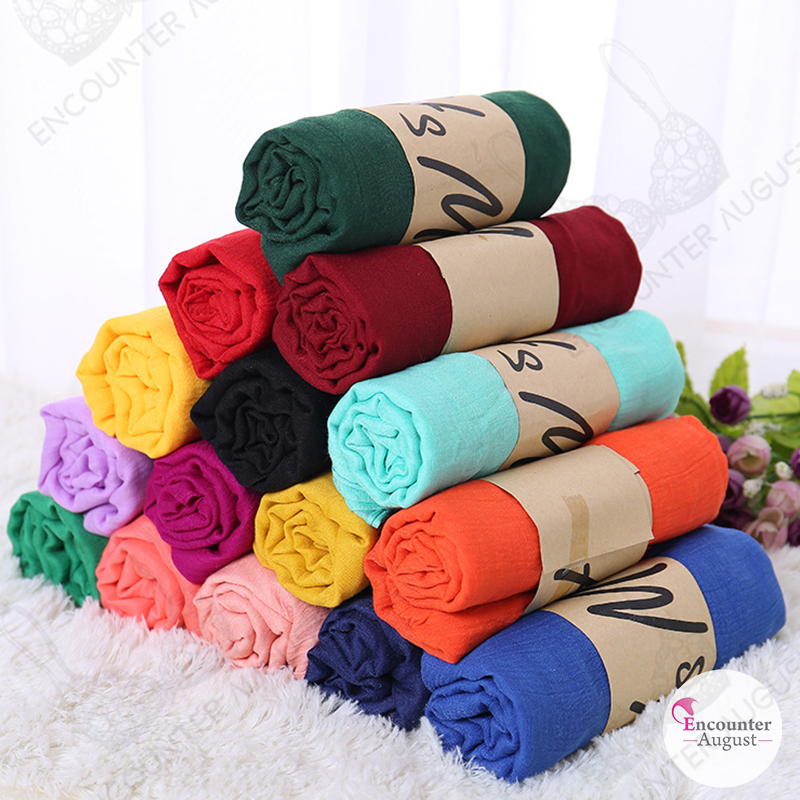 Lazada Philippines - Women  scarf  line shawl Multi Purpose Head Scarf Beach Towel  19 Colours  SC-901