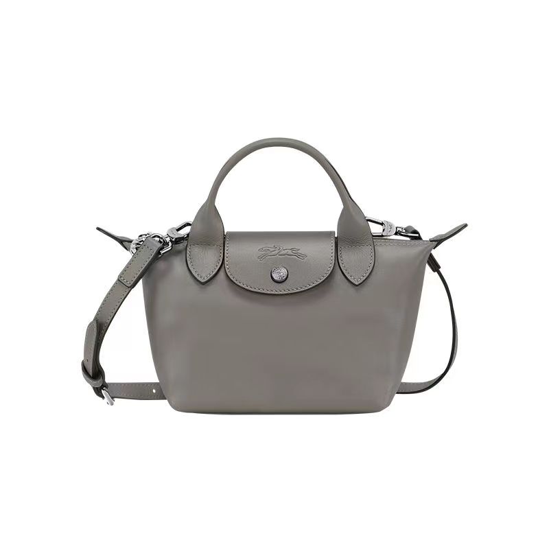 Longchamp Small Sheepskin Dumpling Crossbody Bag for Women