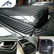 7D Carbon Fiber Vinyl Sticker - Waterproof Motorcycle Decal