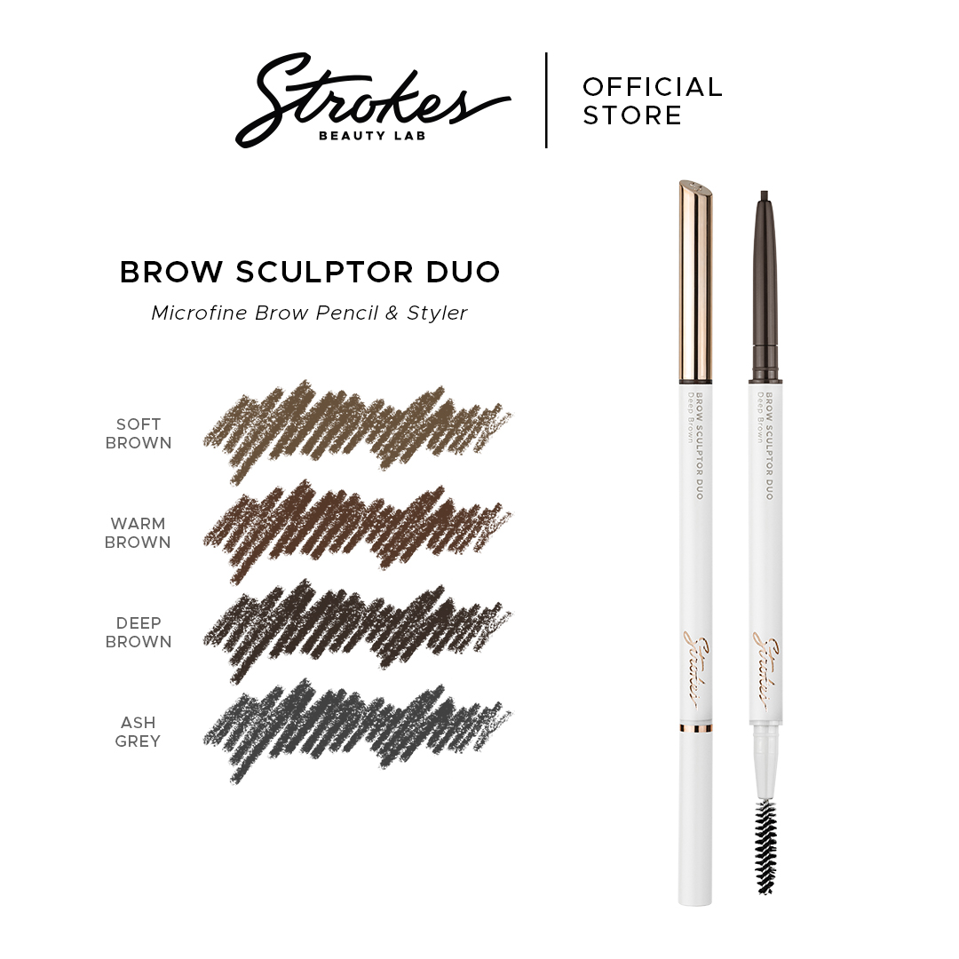 Discount on Strokes Beauty Lab  shoes - SKU: Strokes Brow Sculptor Duo [ Microfine Brow Pencil & Styler ]