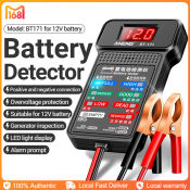 12V Battery Tester with LED Display - Electrician Tool