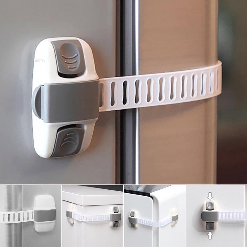 Adjustable Fridge Guard Refrigerator Door Latch Baby Safety Child