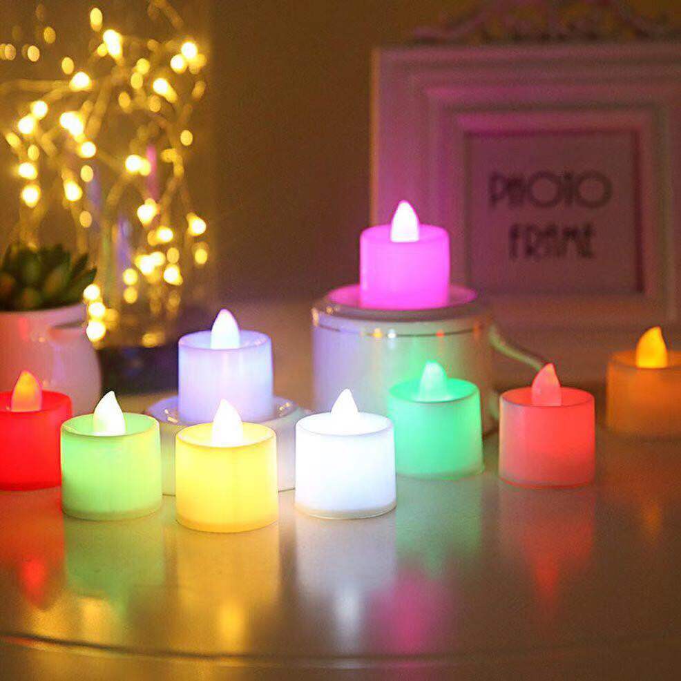 LED flameless candle tea lamp