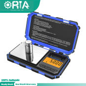 ORIA Digital Mini Scale, 200g Pocket Scale with Calibration Weight
