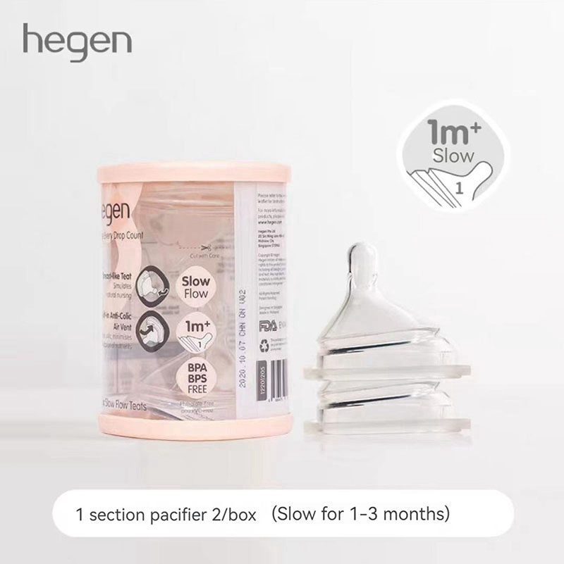 Hegen PCTO Bottle Teat Baby Anti-colic Nipples ( Slow Flow / Medium Flow / Fast Flow / Thick Feed )