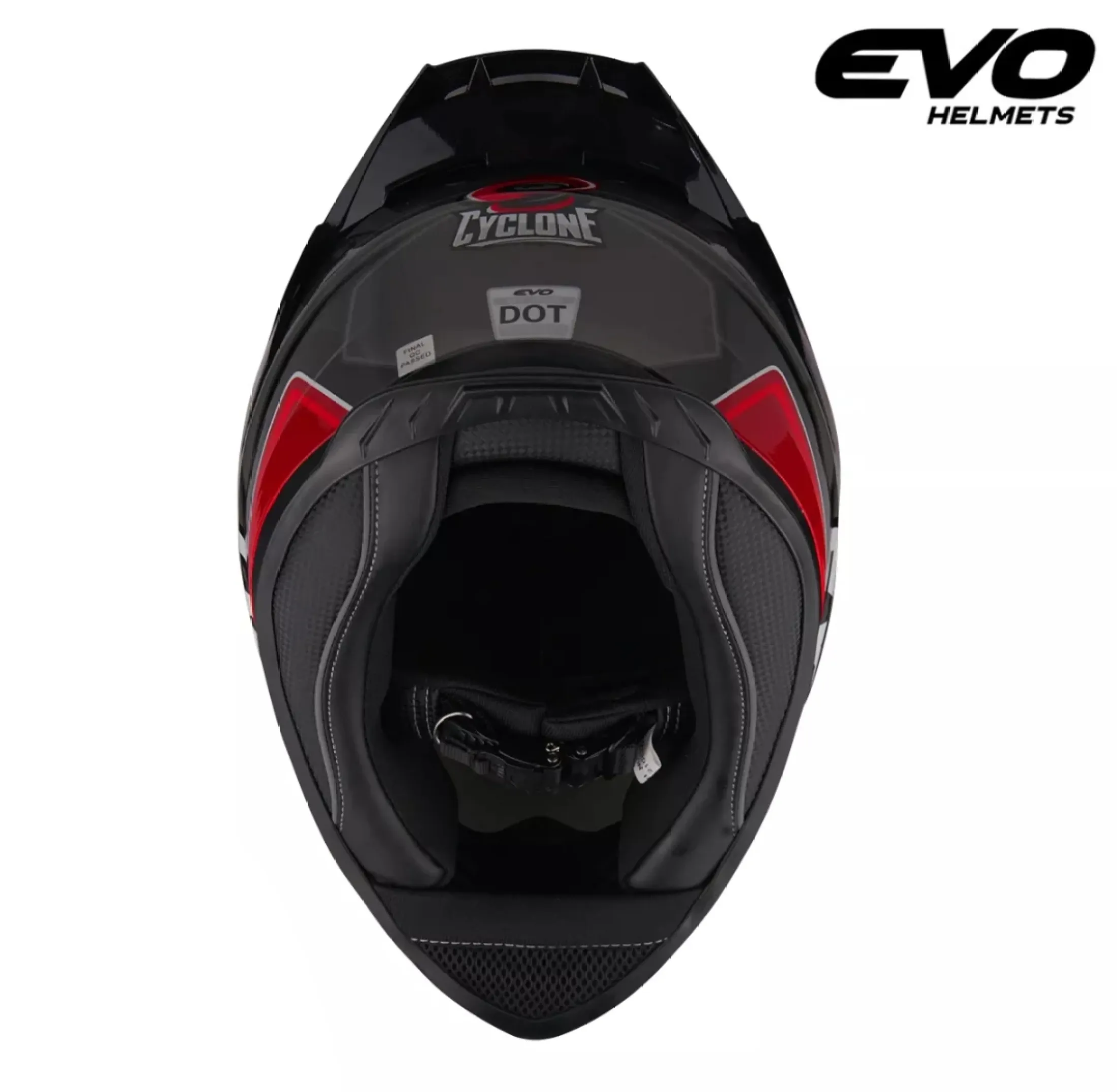 Evo Gt Pro Cyclone Red Black Full Face Helmet Lazada Ph