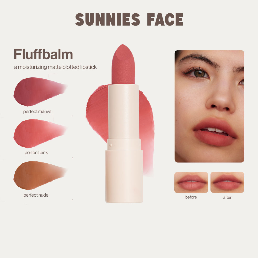 Discount on Sunnies Face  shoes - SKU: Sunnies Face Fluffbalm [Moisturizing Matte Blotted Lipstick]