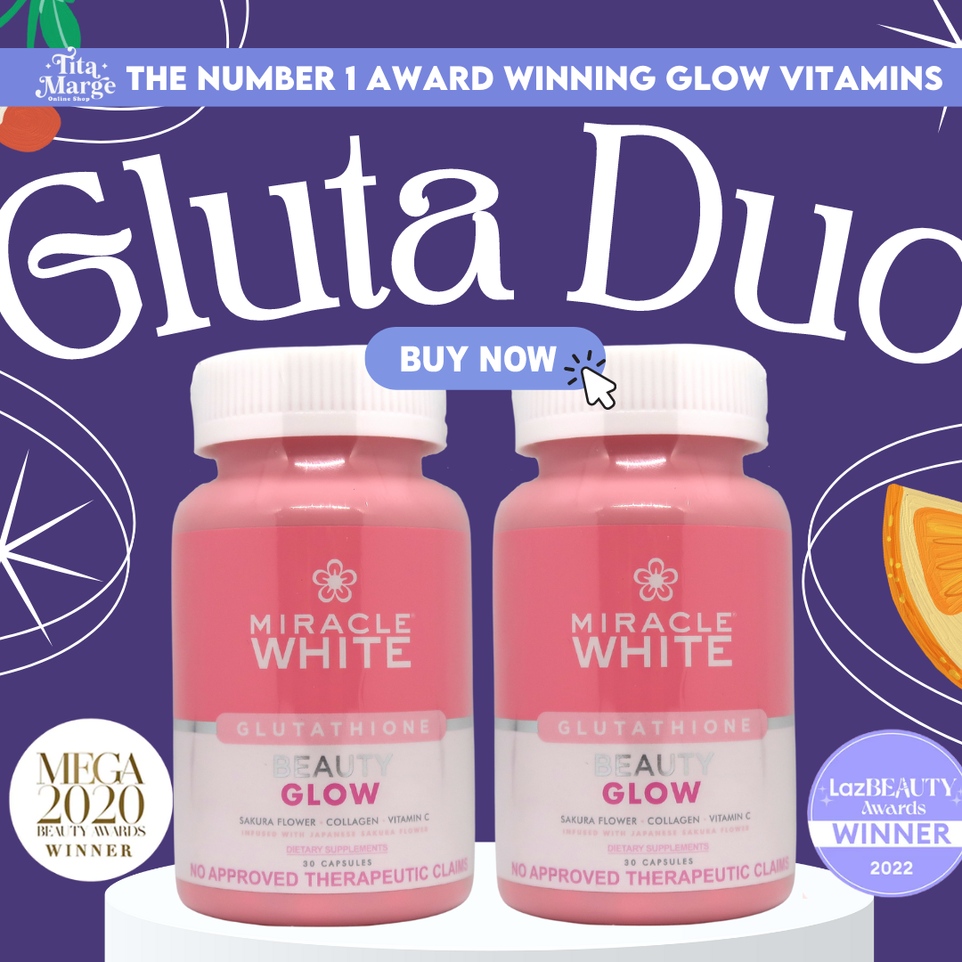 Miracle White Advance Whitening Glutathione Capsules || Tita Marge ||  Japanese Sakura Flower Extract Collagen Skin Elasticity Detoxify And  Brighten Skin Healthy Rosy Glow - Lazada