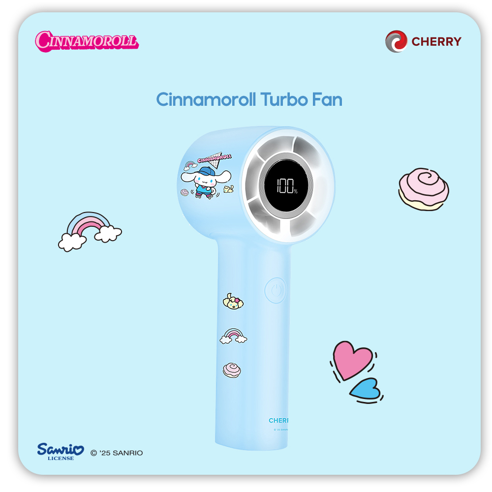 Sanrio Characters and CHERRY Mini Turbo Fan - Image 3