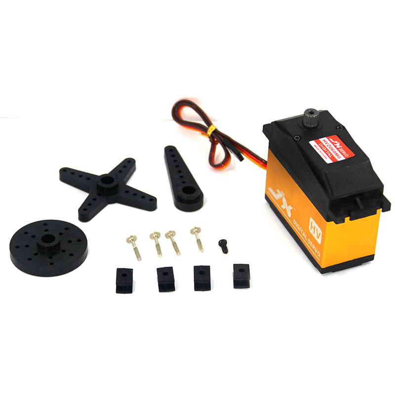 JX Servo PDI-HV2060MG 60KG Torque Gasoline Servo 180 Degree Arm Digital Servo