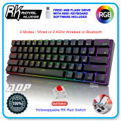 RK61 RGB Mechanical Keyboard: Wired, Wireless, Bluetooth, Hot Swappable