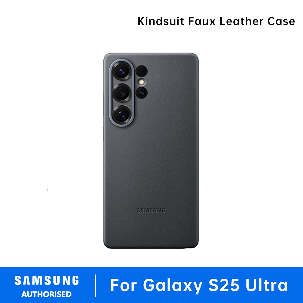 Original Samsung Galaxy S25 Ultra Kindsuit Faux Leather Case High Quality Soft Leather Case For Samsung Galaxy S25 Ultra Protector Shell & Box - Image 4