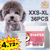 Puppy Diapers 12pcs Premium Quality - Brand Name: Pet Diaper