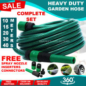 Harper's Collections PVC Water Hose Set with Spray Nozzle