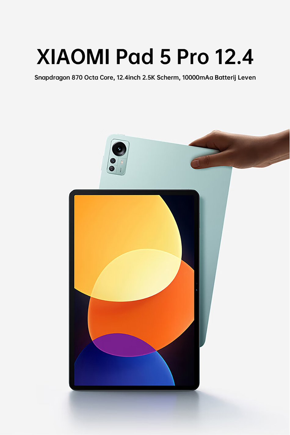 Xiaomi Mi Pad 5 Pro 12.4 IPS WiFi Snapdragon870 50MP 10000mAh Tablet By  FedEx