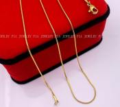18K Gold Plated Stainless Steel Snake Chain Necklace