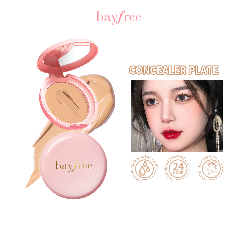 Discount on Kimuse  shoes - SKU: Bayfree 4 Color Matte Full Coverage Hydrating Concealer Cream Oil Control Foundation Balm Face Makeu