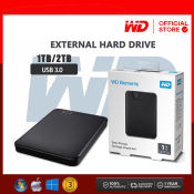 WD Elements 1TB/2TB Portable External Hard Drive