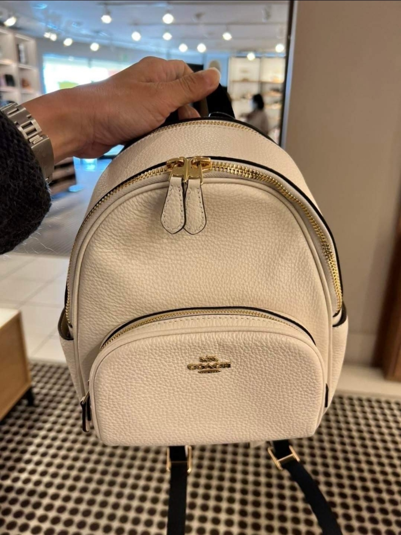 Coach Signature Canvas With Coach Patch Rivington Backpack 89510 JICHR  193971722856 - Handbags, Rivington - Jomashop